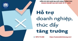 MIỄN PHÍ CẬP NHẬP ĐỊA GIỚI HÀNH CHÍNH CHO DOANH NGHIỆP SAU SÁP NHẬP VỀ TP.HCM